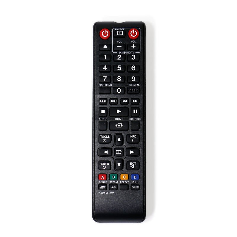 econtrolly New AK59-00149A Replace Remote contro fit for Samsung BD-H5100 BD-H5900 BD-HM51 BD-ES5300 BD-FM51 BD-FM57C BD-HM59 BD-J5100 BD-JM51 BD-JM57 BD-J5700 BD-JM57C BDF5100/ZA BD-J5900 BLU-RAY Disc - Image 1